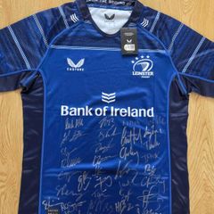 Squad Signed Leinster Rugby shirt jersey Castore 2024/25