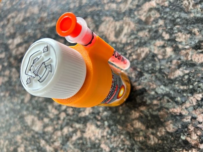 Nurofen Bottle Syringe Holder