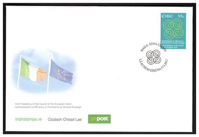 2013 Ireland Irish Presidency of the Council of the European Union Commemorative Stamp An Post First Day Cover (FDC)