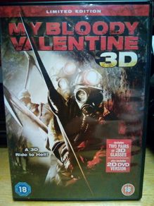 My Bloody Valentine 3d Dvd With Glasses Slasher Horror