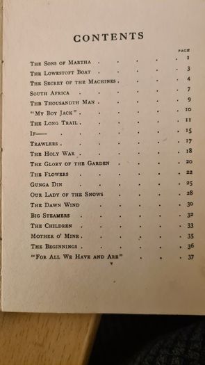 Twenty Poems From Rudyard Kipling. Published  By Methuen & Co. Ltd. London. Soft Cover. In Good Condition.