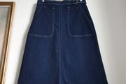 Jasper Conran Denim Skirt Size Uk 12