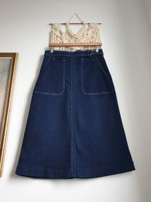 Jasper Conran Denim Skirt Size Uk 12