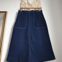 Jasper Conran Denim Skirt Size Uk 12