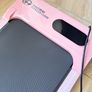 Pink walking pad treadmill Image 3