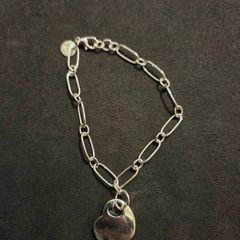 925 Sterling Silver Heart Braclet