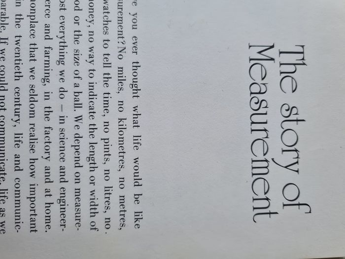 The Wonders 0f Measurment By Owen S Lieberg. Hardback C/w Dustjacket.  In Very Good Condition.