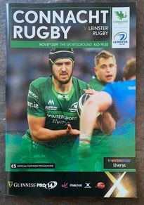 2019 Connacht v Leinster - Guinness PRO 14 Programme