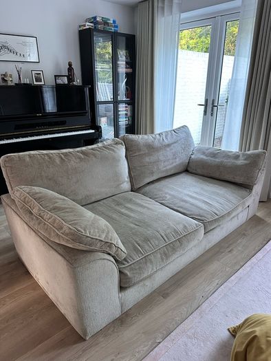 NEXT 3 Seater Sofa + Storage Footstool (Stamford Grand Relaxed Sit)