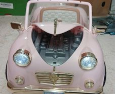 Our generation pink retro car