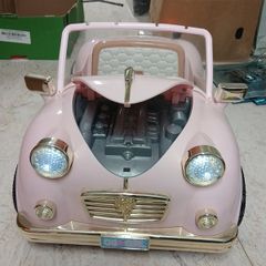Our generation pink retro car