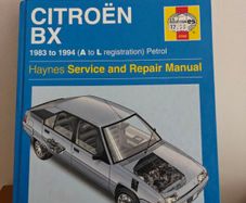 Haynes manual Citreon BX 83-94
