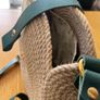 Handmade Jute & Leather Bag women bag Image 3