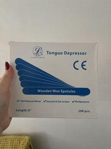 Wooden wax spatulas 100pcs