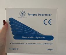 Wooden wax spatulas 100pcs