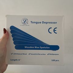 Wooden wax spatulas 100pcs