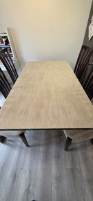 Marble dining table (Bought from Harvey Norman)
