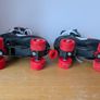Smyth's Quad Roller Skates Bundle (Red & Pink Pairs - Size M / Approx UK 1-3) Image 2