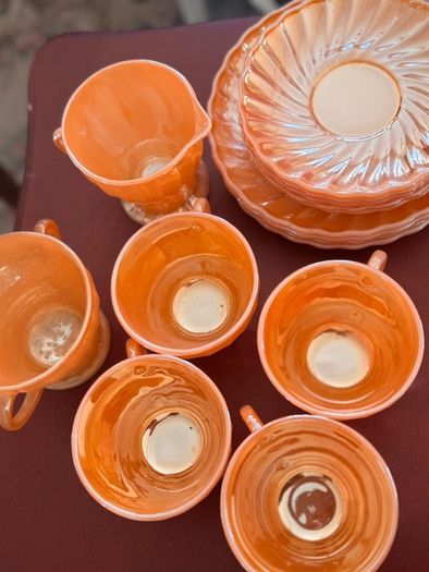 1950s Vintage Anchor Hocking Tea Set