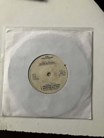 the Pretenders Brass in pocket 45 rpm