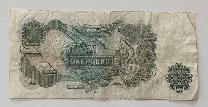 England 1 Pound Banknote