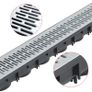 Drainage Channels 6 pcs Galvanised Steel 6 m Image 3