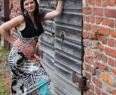 Lustre Maxi Summer Dress  Size 8-10