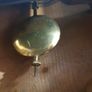 Vintage circular European wooden clock Image 3