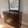 Sleigh bed and dresser Image 3