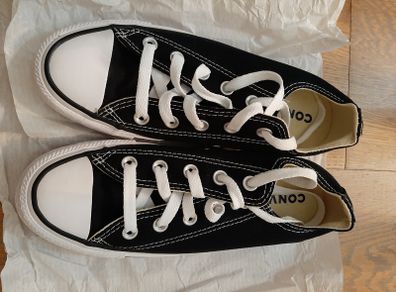 Converse Trainers Size 4 (37) Black Brand New