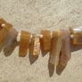 Sunstone beads,Gemstone beads.Jewellery making supplies. Image 2