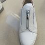 Carl Scarpa White Leather Platform trainer | Size 40 Image 2