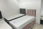 Single bed and mattress in all colours