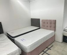 Single bed and mattress in all colours
