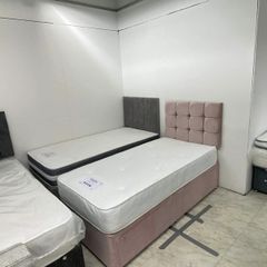 Single bed and mattress in all colours