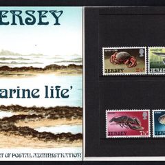 1973 Jersey Marine Life Commemorative Stamps Presentation Pack