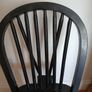 Hand Painted Black Versatile vintage chair Image 2