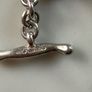 sterling silver coffee bean necklace Image 3