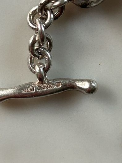 sterling silver coffee bean necklace
