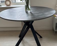 Ikea Mariedamm Table Dark grey table 105cms