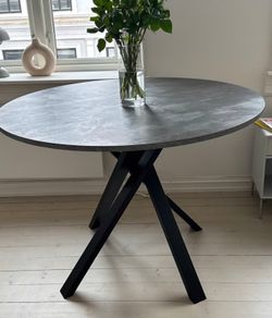 Ikea Mariedamm Table Dark grey table 105cms