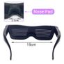 Bluetooth LED Glowing Light Up Flashing Party Glasses Magic Luminous App Control For Halloween Christmas Image 7