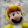 World of Nintendo Super Mario 3D World Cat Mario Plush Stuffed Animal Used Please look at the pictures Image 3