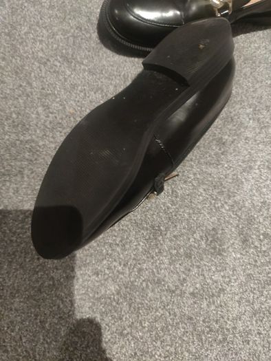 real leather loafers