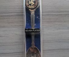 Quocunque Jeceris Stabit Silver Plated Spoon