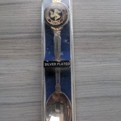 Quocunque Jeceris Stabit Silver Plated Spoon