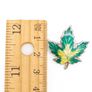 Signed Enamel Silver Brooch Image 7