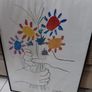 Reproduction in the 80s of Pablo Picasso Bouquet of Peace Image 2