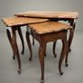 Charming Set of Three Antique French Oak Nesting Tables Image 5
