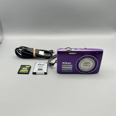 Nikon Coolpix S3100 14MP Digital Camera Purple - Full Kit